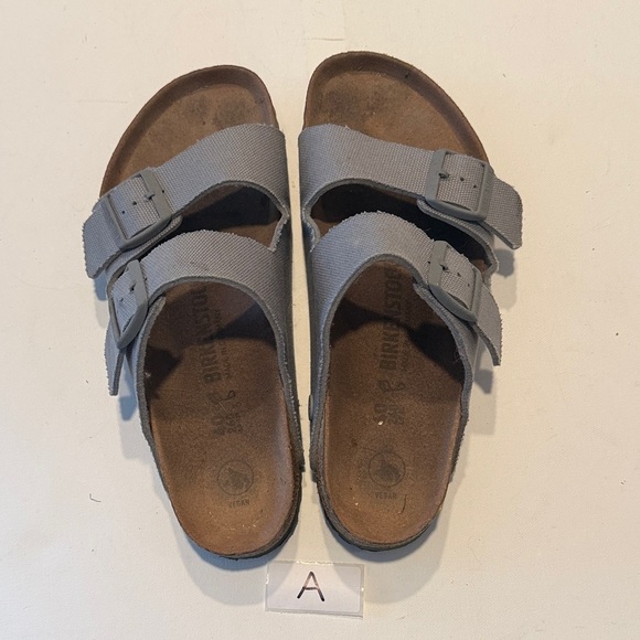 Birkenstock Gray Double Strap Sandals - Picture 3 of 5